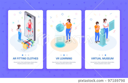 Virtual Augmented Reality Banners Virtual Augmented Reality Banners 97189798