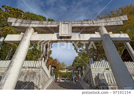 Fukuoka Miyajidake Shrine Otokozaka Sando 97191154