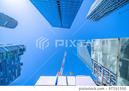 Cityscape of Tokyo, Japan New scenery of Shibuya New skyscrapers in Shibuya. A view of buildings and office buildings in the Sakuragaokaguchi district of Shibuya Station Cityscape of Tokyo, Japan New scenery of Shibuya New skyscrapers in Shibuya. A view of buildings and office buildings in the Sakuragaokaguchi district of Shibuya Station 97191308