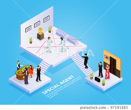 Special Agent Isometric Composition 97191883