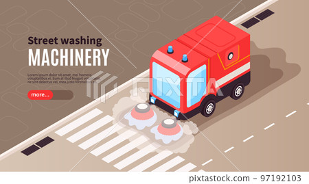 Street Washing Machinery Banner Street Washing Machinery Banner 97192103