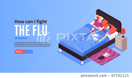 Fighting Flu Horizontal Banner Fighting Flu Horizontal Banner 97192125