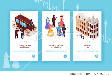 Victorian Isometric Banners Victorian Isometric Banners 97192127