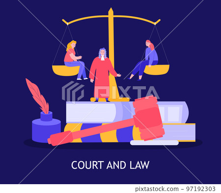Court Law Background Court Law Background 97192303