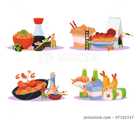 Wok Box Compositions Set Wok Box Compositions Set 97192337