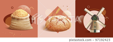 Bread Realistic Design Concept 97192423