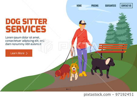 Dog Sitter Service Website Dog Sitter Service Website 97192451
