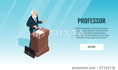 Professor Tribune Horizontal Banner Professor Tribune Horizontal Banner 97192516