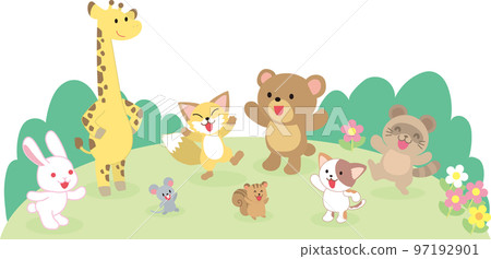 Animals party _ forest _ set 97192901