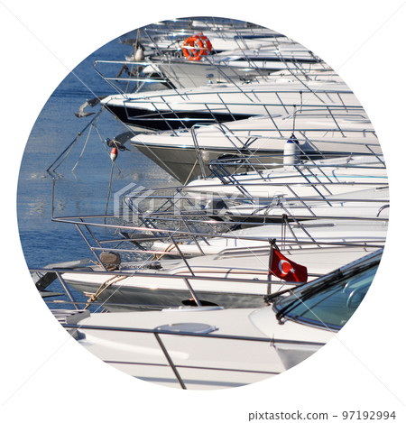 Marina waiting boats, many boats of the marina in Istanbul, Turkey Marina waiting boats, many boats of the marina in Istanbul, Turkey 97192994