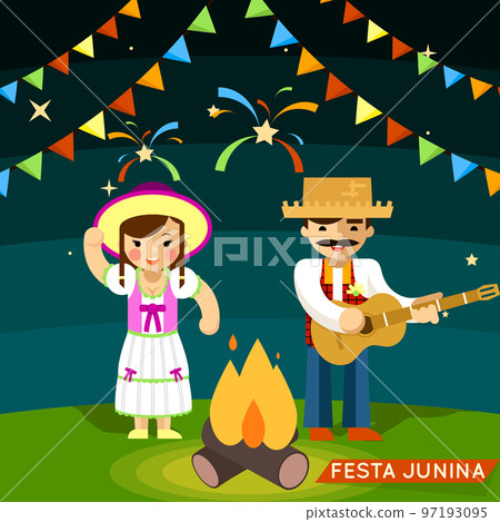Festa Junina. St Johns june festival 97193095