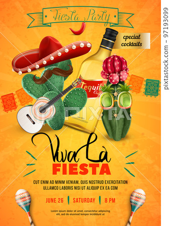 Fiesta Party Vertical Poster Fiesta Party Vertical Poster 97193099