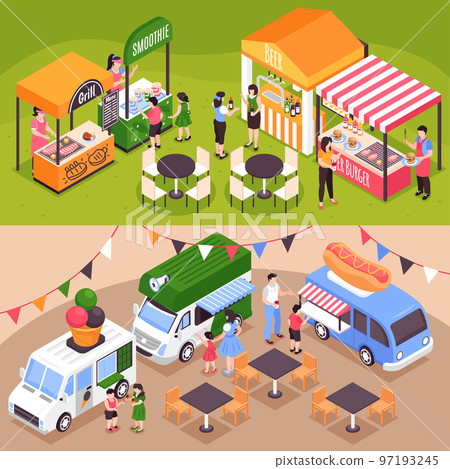 Food Courts Horizontal Banners Food Courts Horizontal Banners 97193245