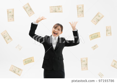 女商人鈔票 女商人鈔票 97193786
