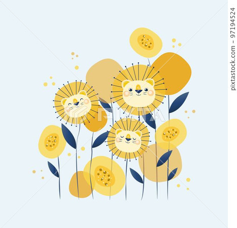 flowers in the form of lions 97194524