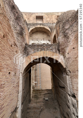 Colosseum, Flavian Amphitheater - an architectural monument of Ancient Rome, Colosseum, Flavian Amphitheater - an architectural monument of Ancient Rome, 97195340