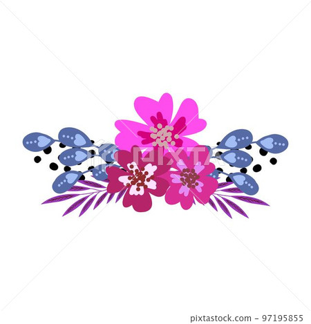 Vector floral bouquet design: garden pink peach lavender creamy powder pale Rose wax flower, anemone Eucalyptus branch greenery leaves berry. Wedding vector invite card Vector floral bouquet design: garden pink peach lavender creamy powder pale Rose wax flower, anemone Eucalyptus branch greenery leaves berry. Wedding vector invite card 97195855