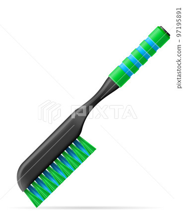 car snow brush vector illustration car snow brush vector illustration 97195891