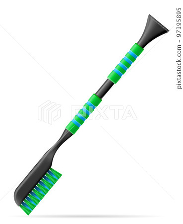 car snow brush vector illustration car snow brush vector illustration 97195895