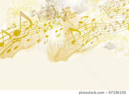 閃亮的音符樂譜背景圖 97196100
