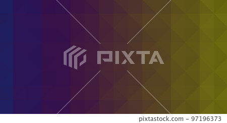 Multicolored background. A mosaic of small triangles. Pixel texture, pattern. 97196373
