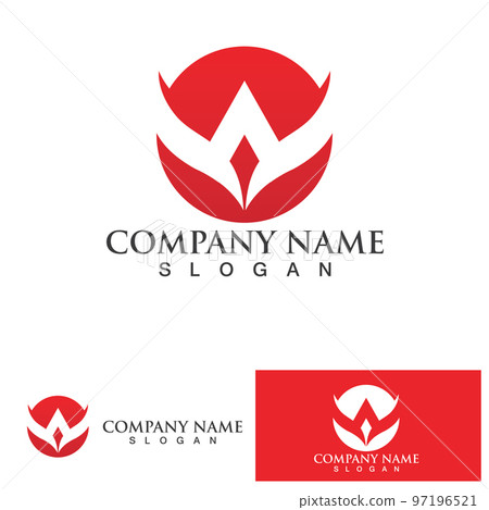 Bull horn logo and symbol template icons app 97196521