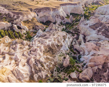 Meskendir Valley, Pink Valley. Cappadocia Turkey. Travel to Turkey concept Meskendir Valley, Pink Valley. Cappadocia Turkey. Travel to Turkey concept 97196875