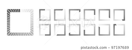 Circular Loading Buffering Icons Vector 97197689