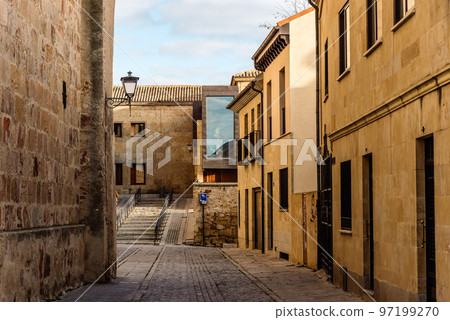 View of charming street in the historic center of Salamanca View of charming street in the historic center of Salamanca 97199270