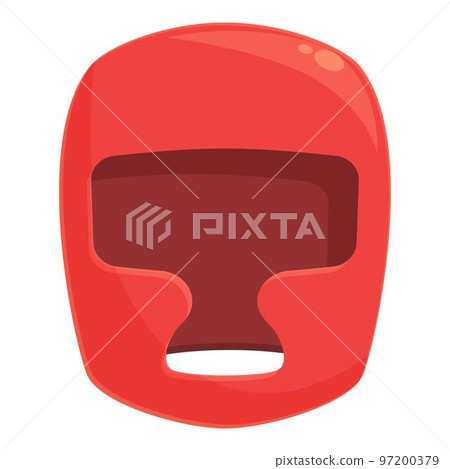 Boxing helmet icon cartoon vector. Sport fighter. Match glove Boxing helmet icon cartoon vector. Sport fighter. Match glove 97200379
