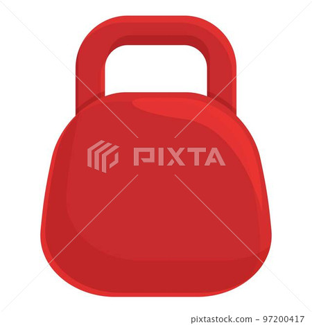 Kettlebell icon cartoon vector. Boxing sport. Boxer belt Kettlebell icon cartoon vector. Boxing sport. Boxer belt 97200417