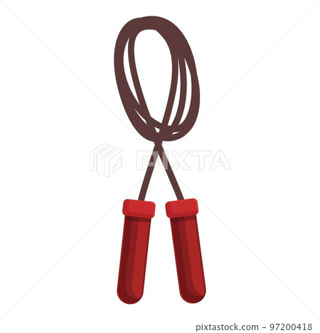 Boxing jump rope icon cartoon vector. Sport champion. Ring victory 97200418