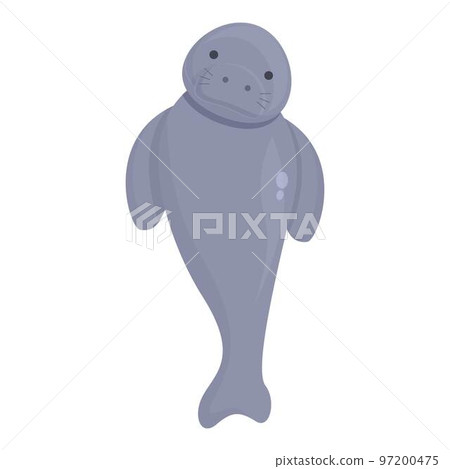 Zoo animal icon cartoon vector. Sea animal. Cute wild Zoo animal icon cartoon vector. Sea animal. Cute wild 97200475