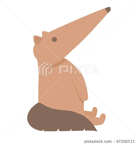 Wild anteater icon cartoon vector. Giant animal. Funny mammal Wild anteater icon cartoon vector. Giant animal. Funny mammal 97200515