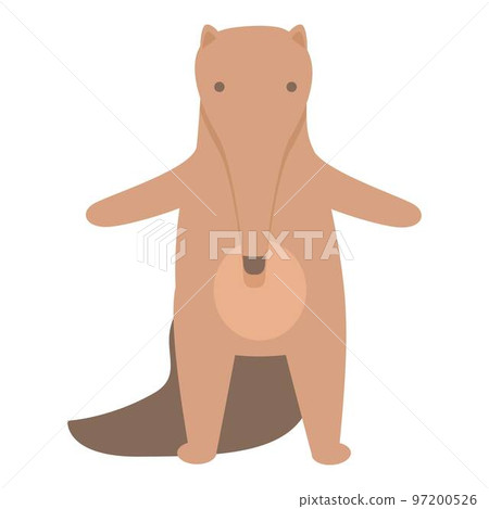 Anteater giant icon cartoon vector. Forest animal. Cute forest Anteater giant icon cartoon vector. Forest animal. Cute forest 97200526