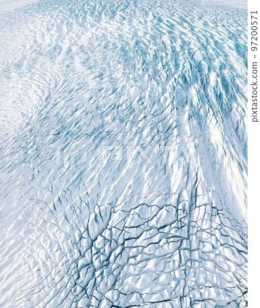 Iceland. Landscape from a drone. Destruction of the glacier in Iceland due to global warming. Iceland. Landscape from a drone. Destruction of the glacier in Iceland due to global warming. 97200571