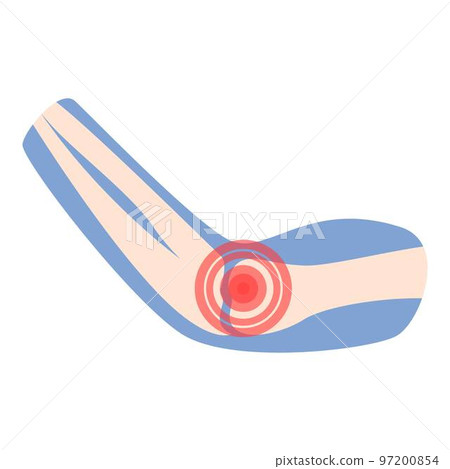 Medical treatment icon cartoon vector. Joint pain. Clinic disease 97200854