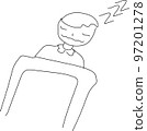 Sketch of a sleeping boy 97201278