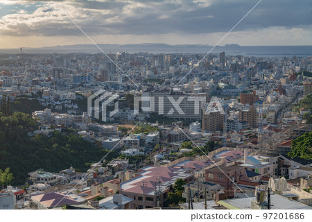 Scenery seen from Amagoidake observatory in Naha, Okinawa 97201686