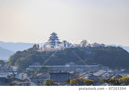 唐津城和街景“佐賀縣” 97203304