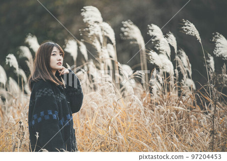 蒲葦和女性肖像 蒲葦和女性肖像 97204453