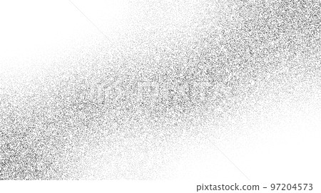 Grainy sand texture. Wavy stippled gradient background. Grunge noise dotwork wallpaper. Black dots, speckles, particles or granules. Vector Grainy sand texture. Wavy stippled gradient background. Grunge noise dotwork wallpaper. Black dots, speckles, particles or granules. Vector 97204573