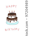 Birthday cake (chocolate) 97204989