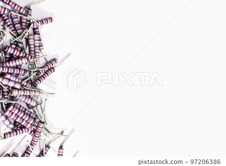 Pile of firecrackers isolated on white background. Pile of firecrackers isolated on white background. 97206386
