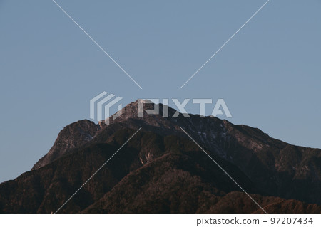 黎明時分北斗市白州町開駒山 黎明時分北斗市白州町開駒山 97207434