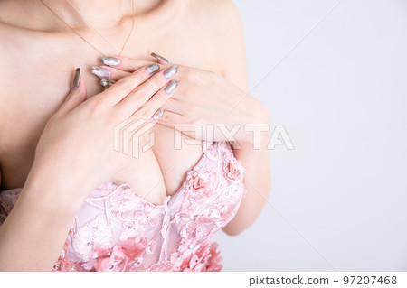 Sexy woman's chest sexy Sexy woman's chest sexy 97207468