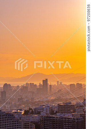 黃昏的神戶市景 97208636