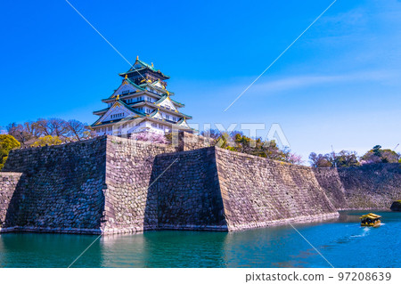 Osaka Castle in spring Osaka Castle in spring 97208639