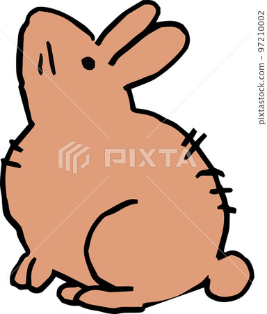 Poor rabbit illustration Children's graffiti Year of the rabbit Poor rabbit illustration Children's graffiti Year of the rabbit 97210002