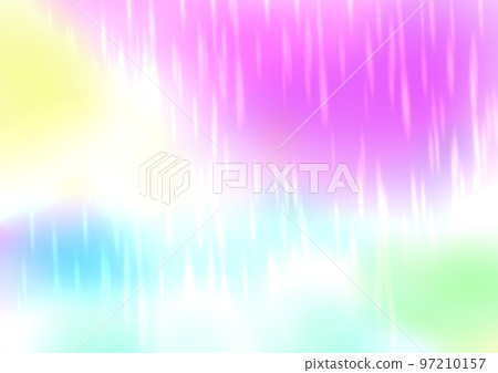 Fairy tale background A rainbow-colored white night where light falls 97210157